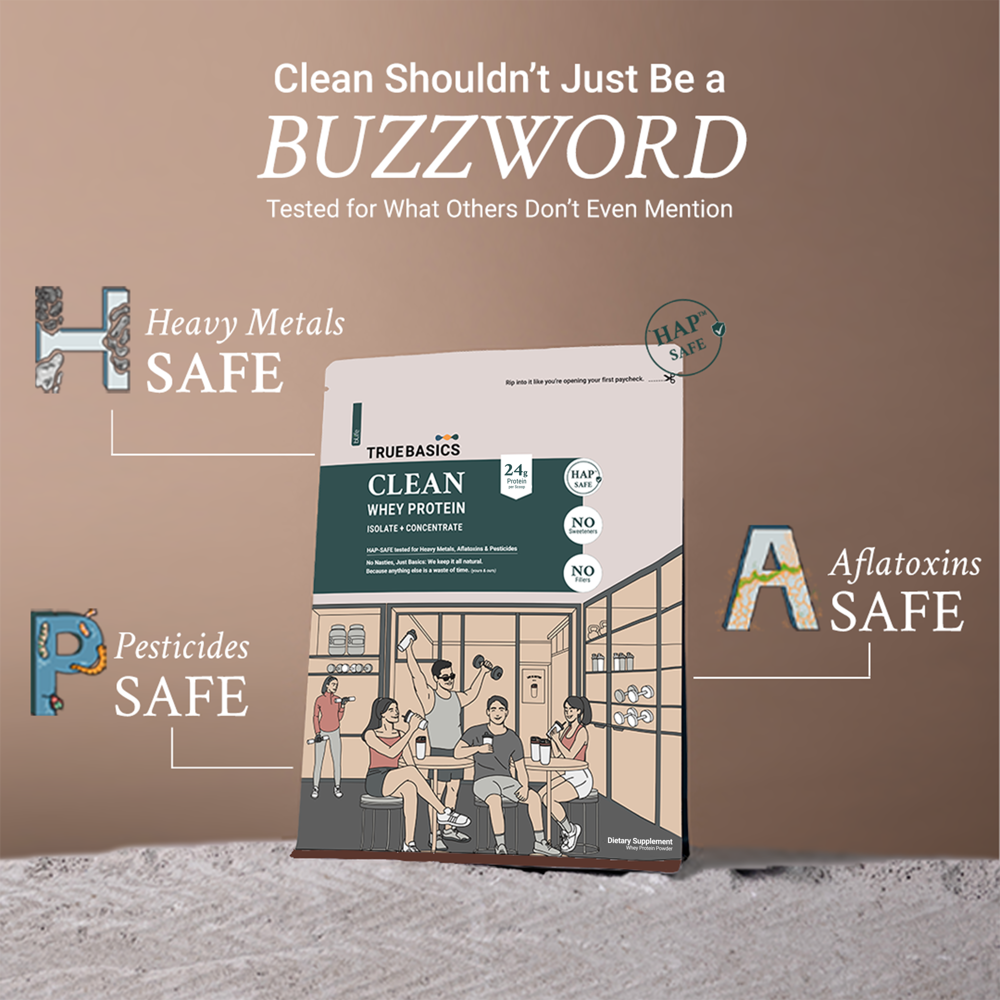 Clean Whey Protein (Isolate + Concentrate)