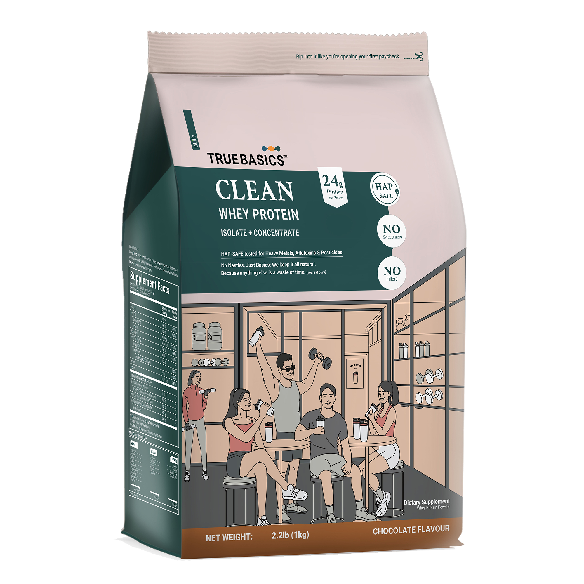 Clean Whey Protein (Isolate + Concentrate)
